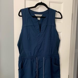 Navy Active Dress (pockets & drawstring waist)